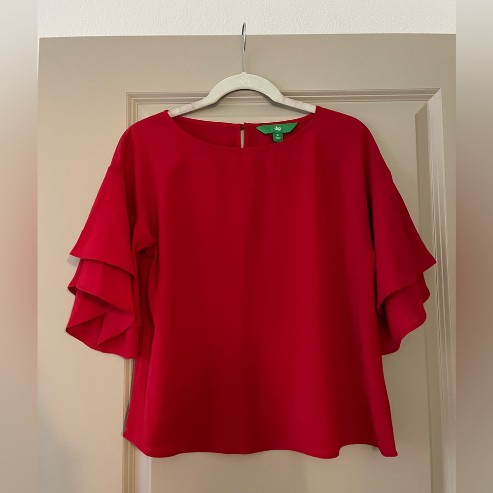 Flair sleeves blouse